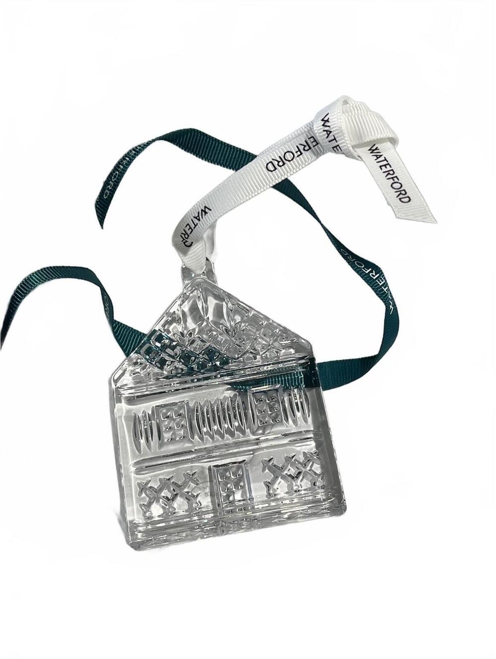 Waterford New Gingerbread House Crystal Ornament clear crystal 1087065